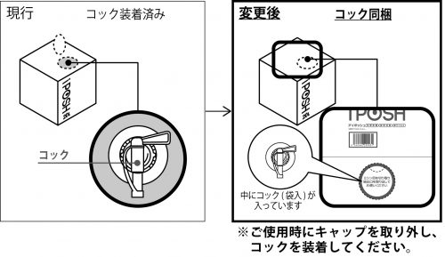 iPOSH20Lキューブ仕様変更